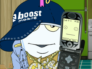 Master Shake shilling for Boost Mobile